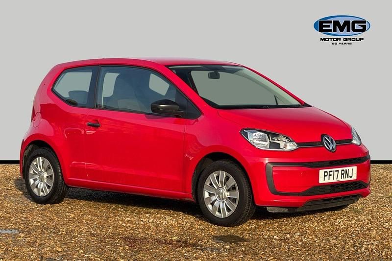 Red Used 2017 VW up! take up! Hatchback | £6,250 (Fair price) - Image 1/3
