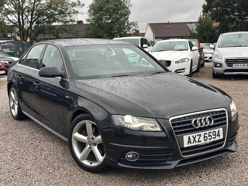 Black Used 2010 Audi A4 S-Line Sedan | £2,495 (Good price) - Image 1/4