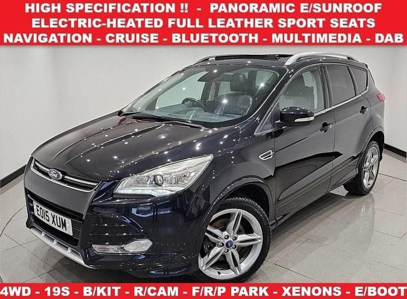 Black Used 2015 Ford Kuga Titanium X SUV | £6,990 (Fair price) - Image 1/4