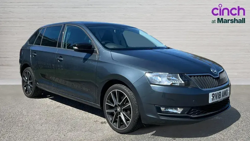 Used Skoda Rapid Sport 110 HP (80 kW) 2018 Grey Hatchback