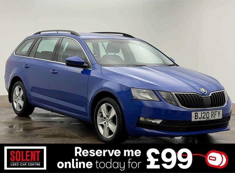 Blue Used 2020 Skoda Octavia SE Technology Estate | £10,990 (Good price) - Image 1/3
