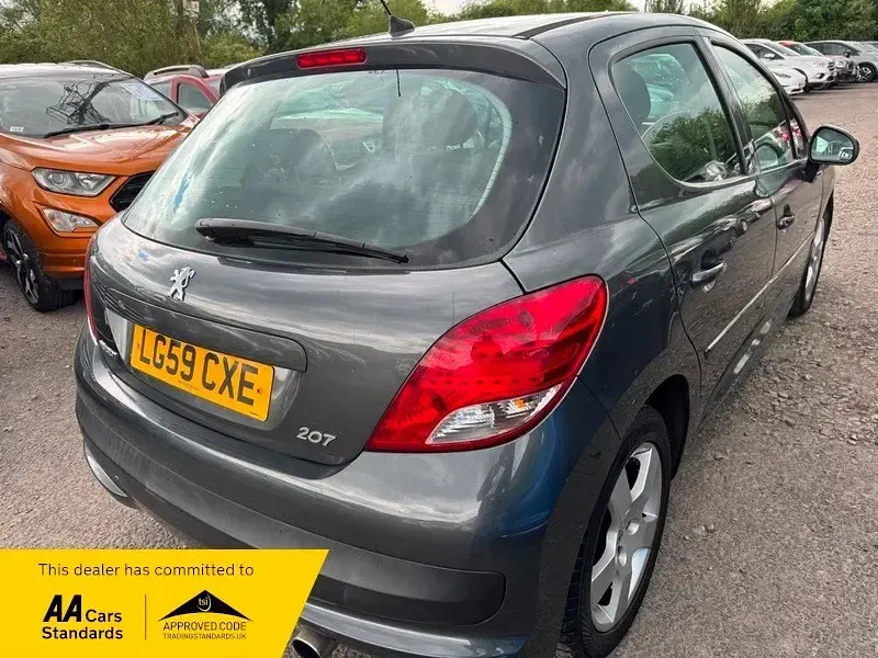 Second-hand Peugeot 207 Sport 120 CP (88 kW) 2009 Gri Hatchback