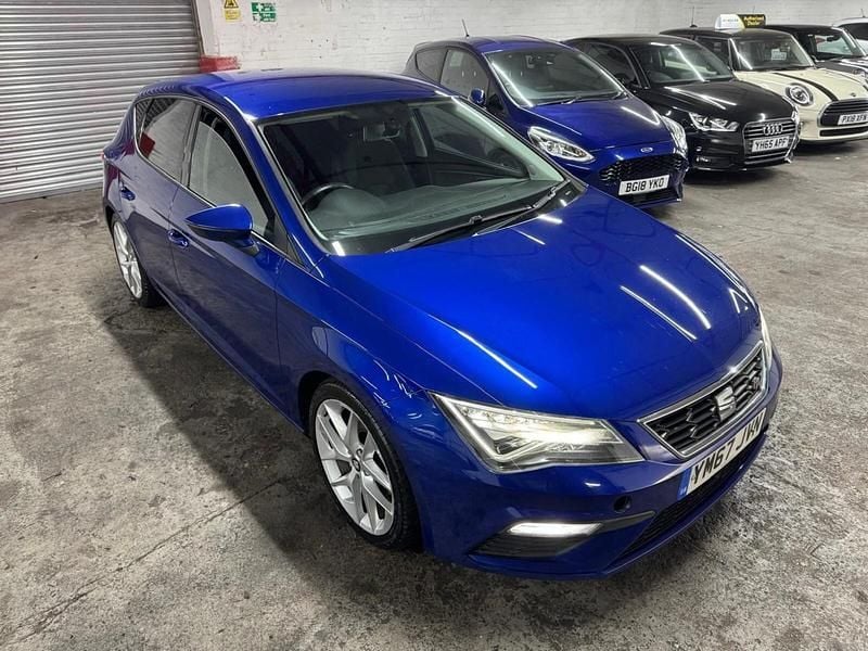 Used Seat Leon FR 184 HP (135 kW) 2018 Blue Hatchback