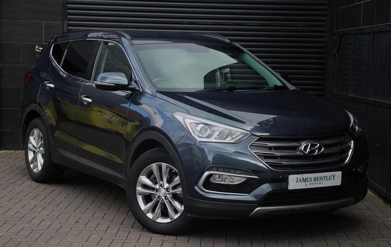 Blue Used 2018 Hyundai Santa Fe Premium SUV | £13,990 - Image 1/4