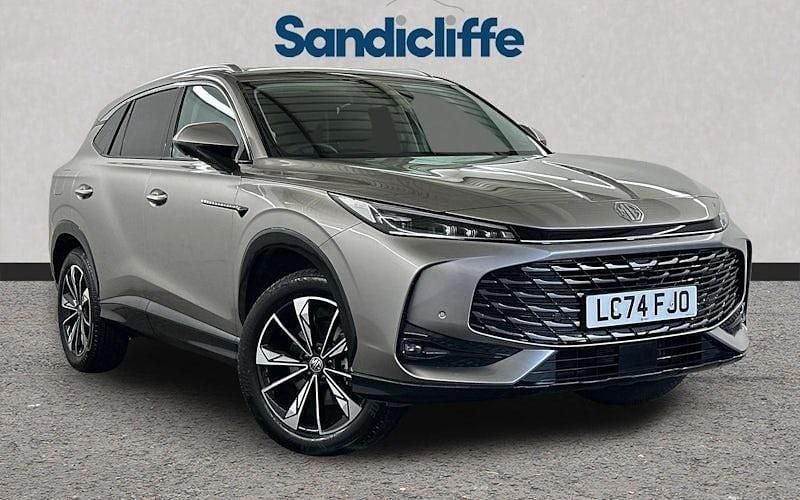 Metallic cosmic silver Used 2024 MG HS Trophy SUV | £21,774 (Expensive) - Image 1/4