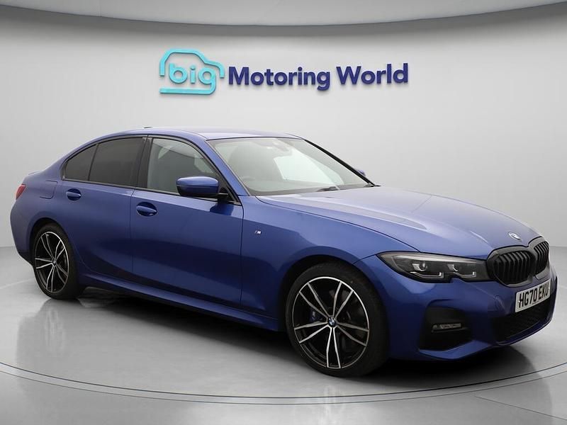 Blue Used 2021 BMW 330e M Sport Sedan | £19,200 (Fair price) - Image 1/4