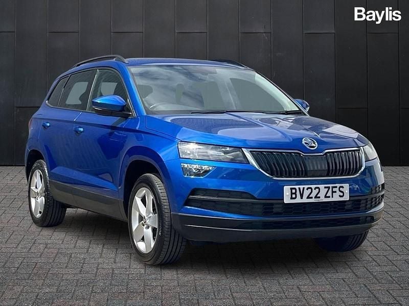 Blue Used 2022 Skoda Karoq SE SUV | £15,245 (Fair price) - Image 1/3