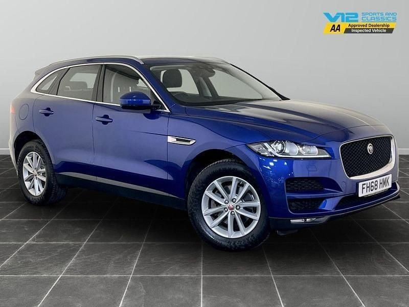 Blue Used 2019 Jaguar F-Pace Portfolio SUV | £17,195 (Super price) - Image 1/2