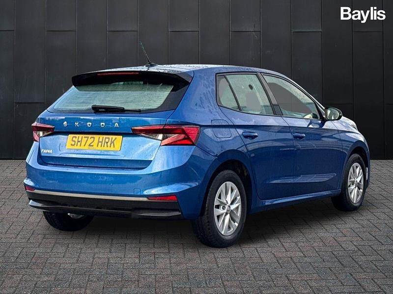 Used Skoda Fabia Comfort 2022 Blue Hatchback