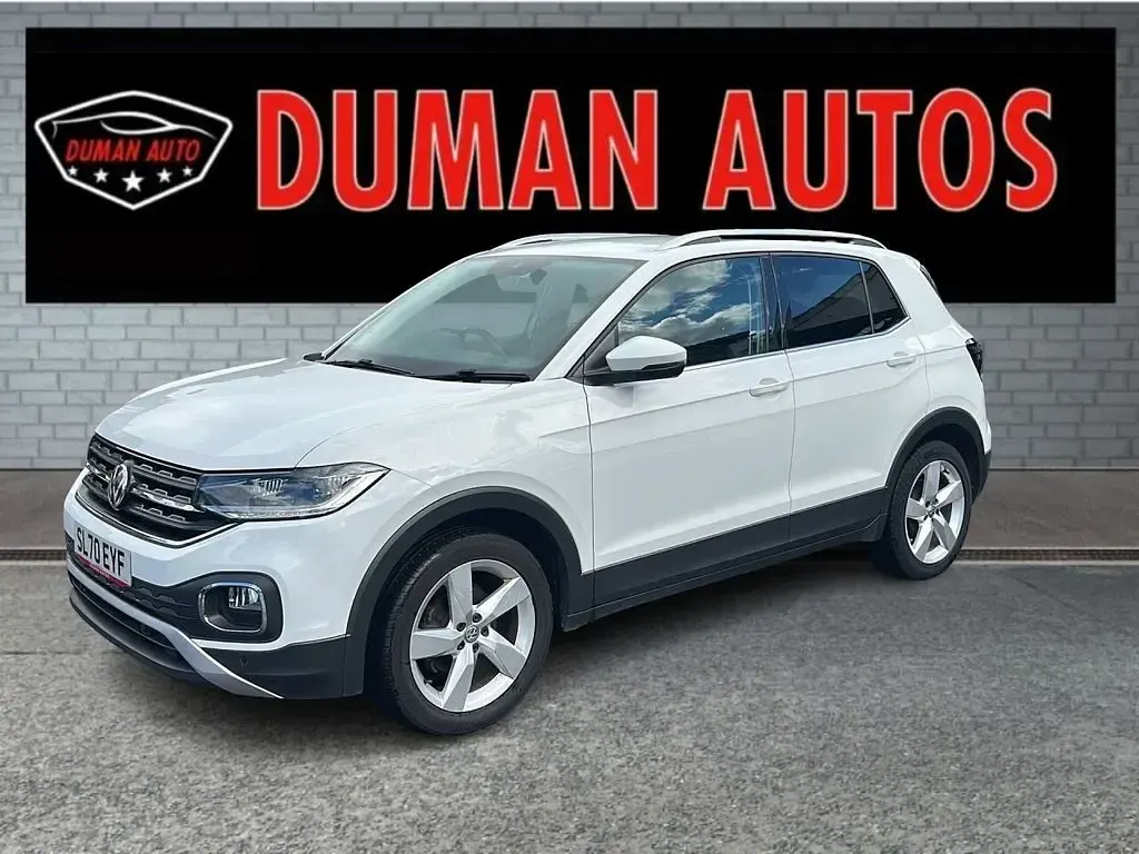Used VW T-Cross SEL 95 HP (69 kW) 2020 White SUV