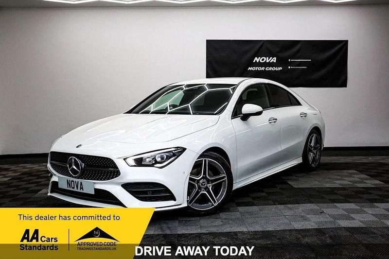 Used Mercedes CLA180 AMG Line Premium 2020 White Sedan