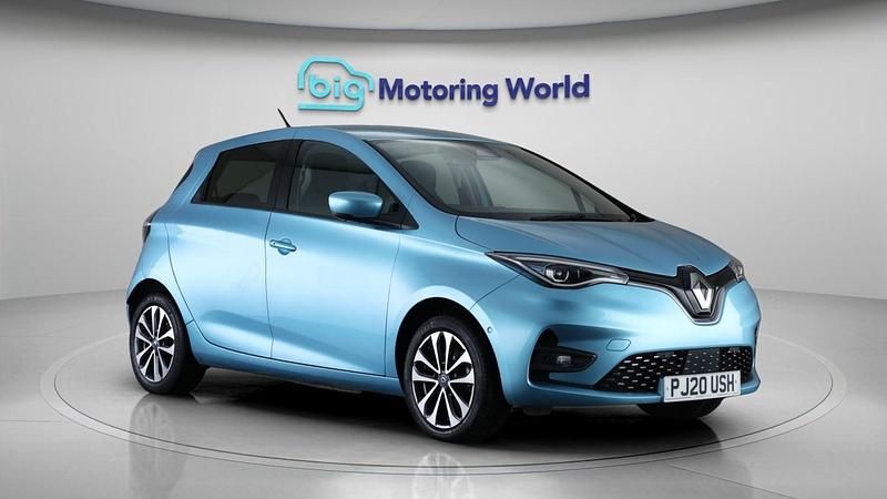 Used Renault Zoe GT-Line 100 kW (136 HP) 2020 Blue Hatchback