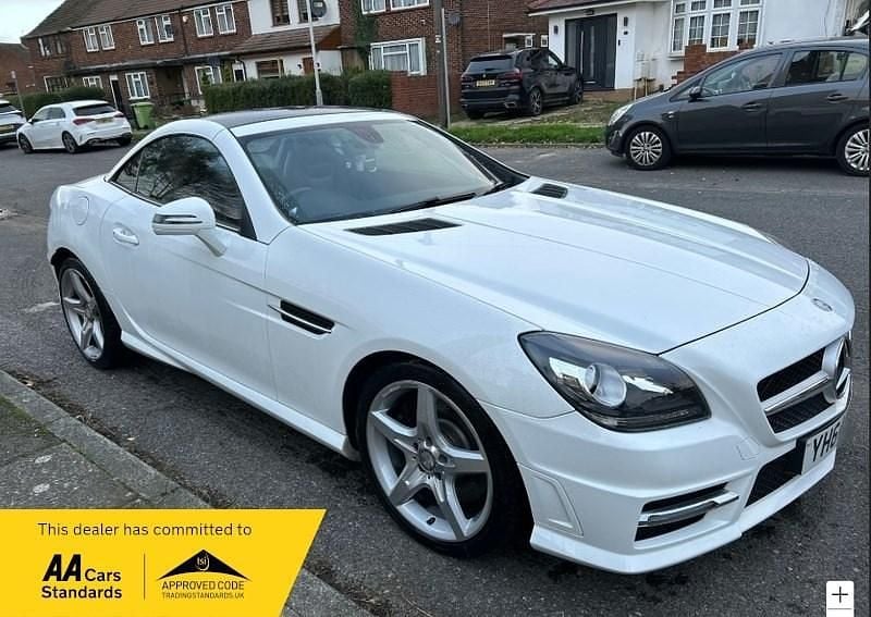 White Used 2014 Mercedes SLK250 AMG Cabriolet | £7,995 (Fair price) - Image 1/1