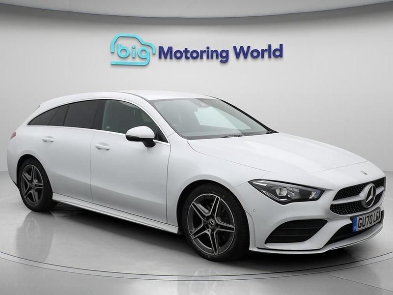White Used 2020 Mercedes CLA200 Shooting Brake AMG line Estate | £18,000 (Fair price) - Image 1/4