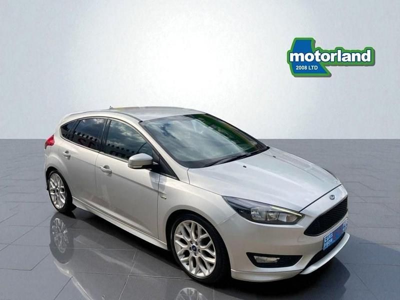 Silver Used 2017 Ford Focus ST-Line Hatchback | £8,999 (A bit pricey) - Image 1/4