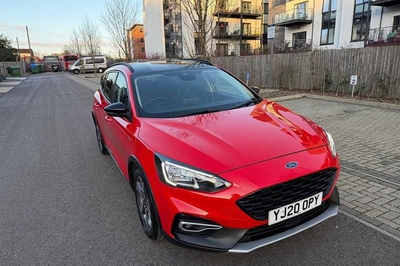 Red Used 2020 Ford Focus Active Estate | £11,750 (Good price) - Image 1/1