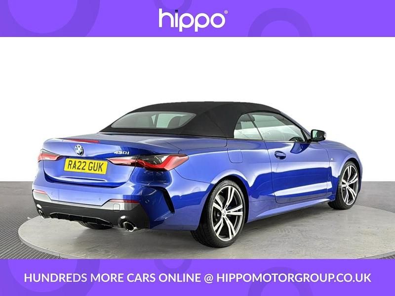 Used BMW 430 Cabriolet M Sport 245 HP (180 kW) 2022 Blue Cabriolet