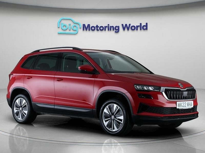 Red Used 2022 Skoda Karoq SE Drive SUV | £16,500 (Fair price) - Image 1/4