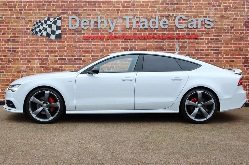 Used Audi A7 Sportback Black Edition 272 HP (200 kW) 2018 White Hatchback