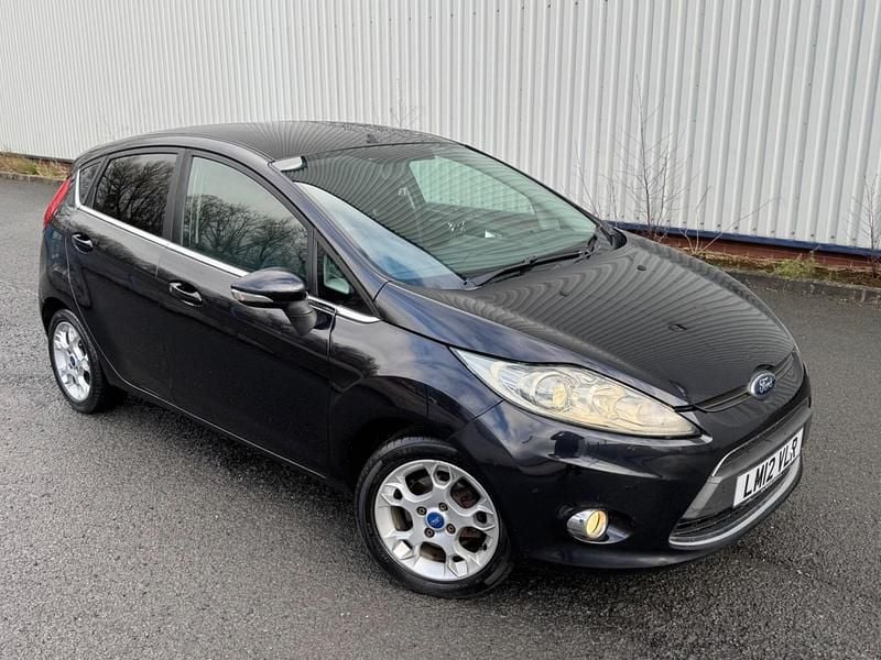 Black Used 2012 Ford Fiesta Zetec Hatchback | £2,489 (Good price) - Image 1/4