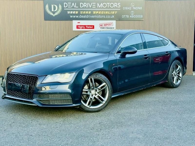 Used Audi A7 Sportback S-Line 204 HP (150 kW) 2013 Blue Hatchback