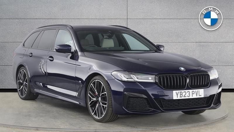 Blue Used 2023 BMW 520 M Sport Estate | £33,950 (Expensive) - Image 1/4