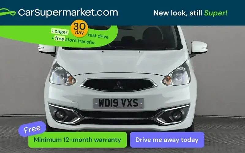 Used Mitsubishi Mirage 80 HP (58 kW) 2019 White Hatchback