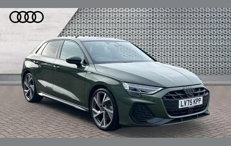 Used Audi A3 Black Edition 147 HP (108 kW) 2025 Green Hatchback