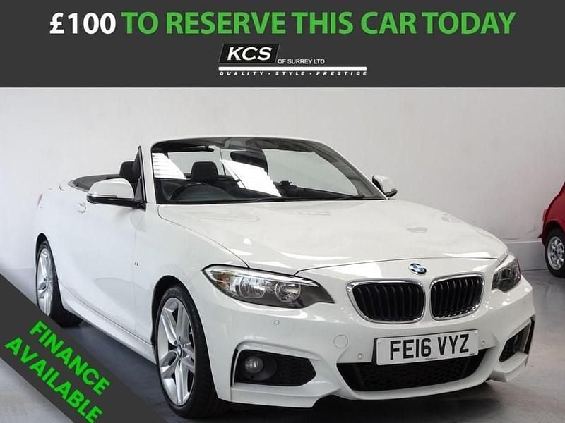 White Used 2016 BMW 220 M Sport Cabriolet | £9,990 (Super price) - Image 1/3