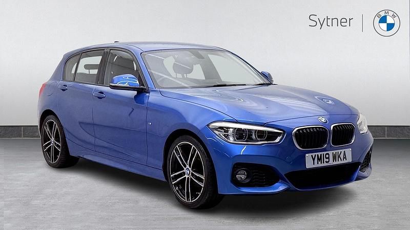 Used BMW 116 M Sport 114 HP (83 kW) 2019 Blue Hatchback