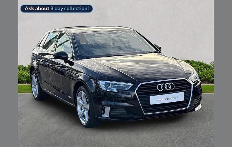 Used Audi A3 Sport 113 HP (83 kW) 2019 Black Sedan