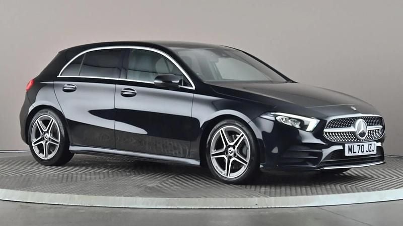 Used Mercedes A220 AMG line 190 HP (139 kW) 2020 Black Hatchback