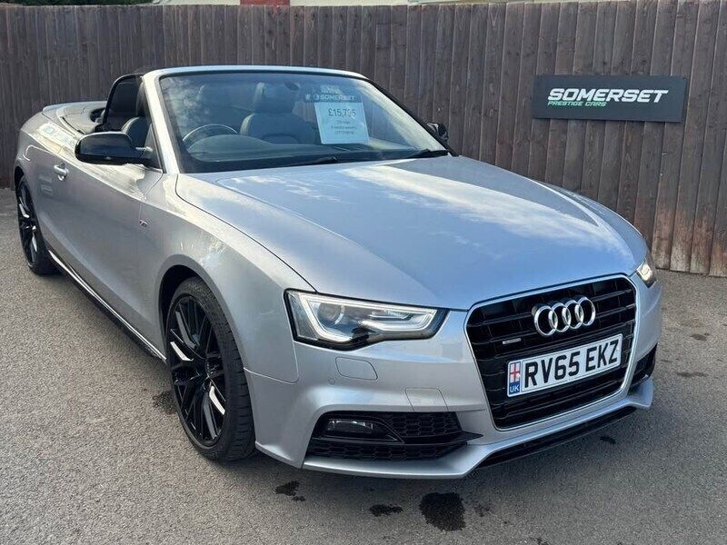 Silver Used 2015 Audi A5 Cabriolet S-Line Cabriolet | £14,000 (A bit pricey) - Image 1/4