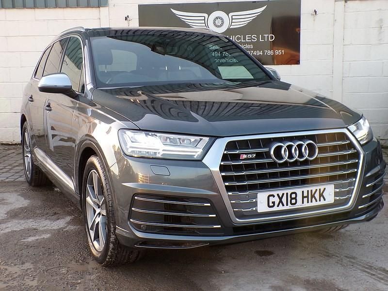 Grey Used 2018 Audi SQ7 Performance SUV | £29,999 (Expensive) - Image 1/4