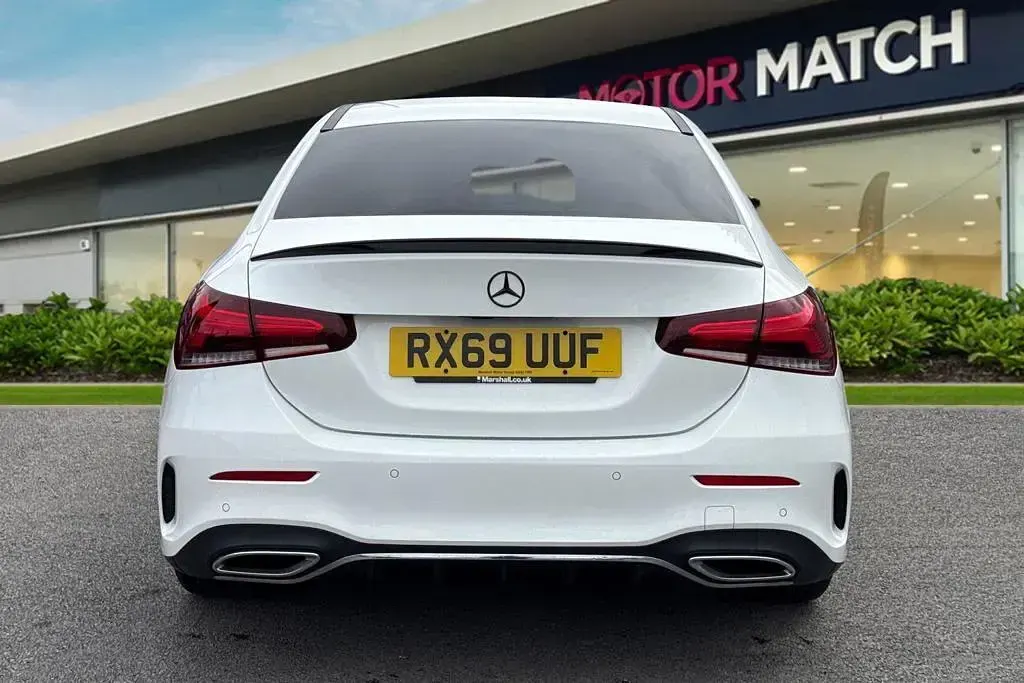 Used Mercedes A180 AMG line 2019 White Sedan