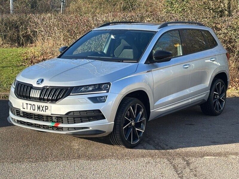Silver Used 2020 Skoda Karoq SportLine SUV | £17,800 (Fair price) - Image 1/4