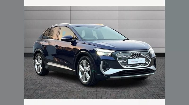 Blue Used 2021 Audi Q4 e-tron S-Line SUV | £26,950 (A bit pricey) - Image 1/4