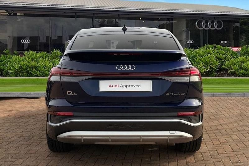 Used Audi Q4 Sportback e-tron S-Line 150 kW (204 HP) 2022 Blue SUV
