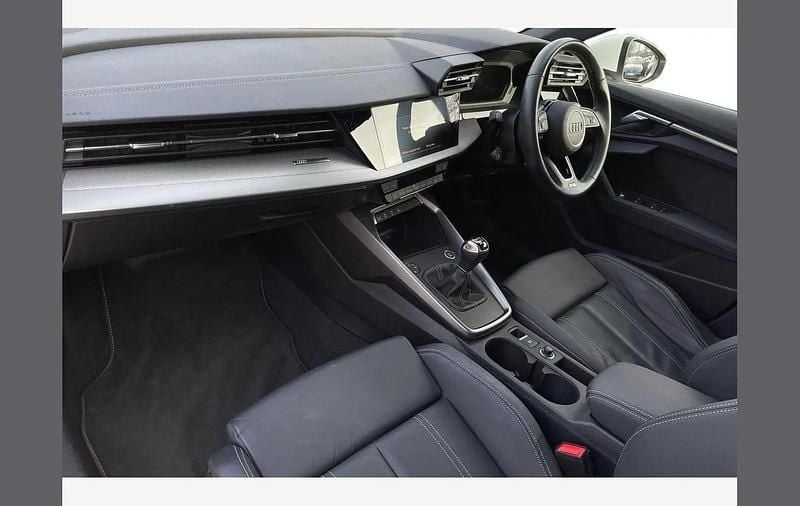 Used Audi A3 S-Line 110 HP (80 kW) 2022 White Sedan