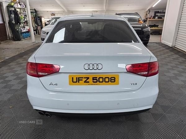Used Audi A4 2014 White Sedan