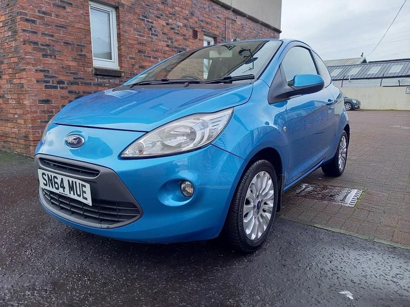 Used Ford Ka Zetec 69 HP (50 kW) 2014 Blue Hatchback
