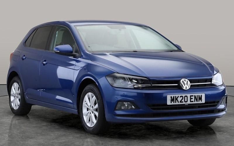 Used VW Polo Match 95 HP (69 kW) 2020 Blue Hatchback