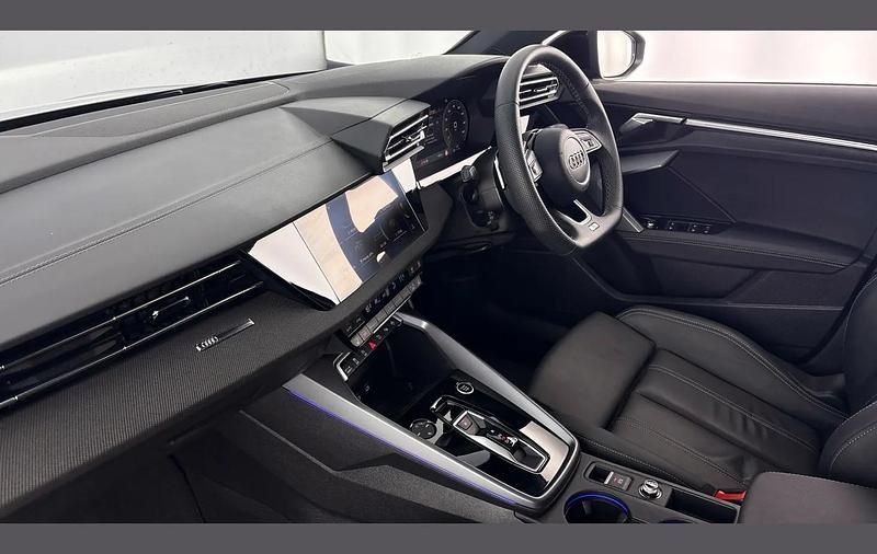 Used Audi A3 Black Edition 150 HP (110 kW) 2025 Blue Sedan