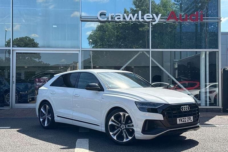 White Used 2022 Audi Q8 Black Edition SUV | £45,990 (Fair price) - Image 1/4