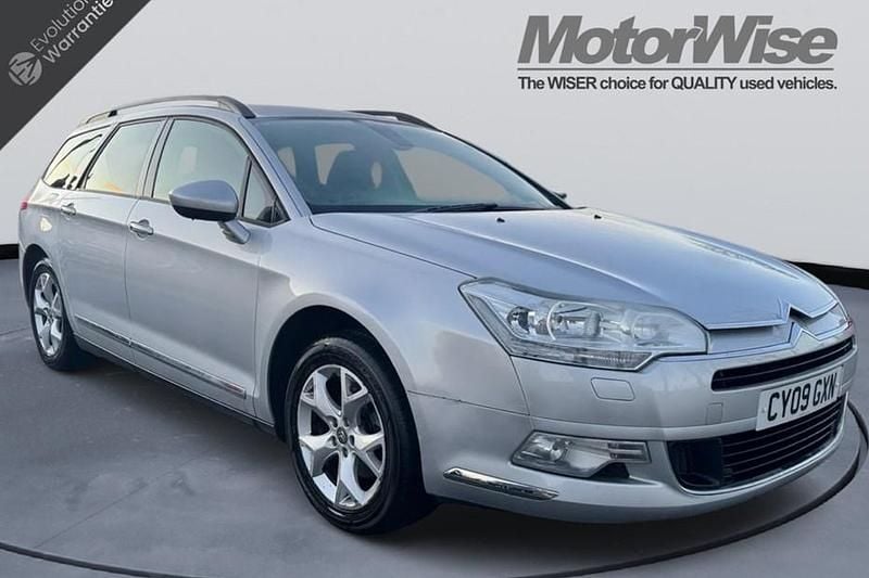 Silver Used 2009 Citroën C5 VTR Sport Estate | £2,495 (Fair price) - Image 1/1