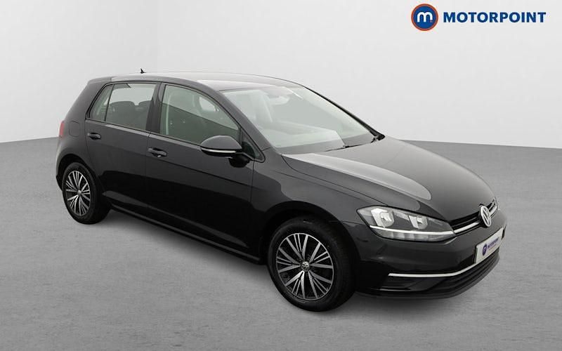 Black Used 2019 VW Golf VII SE Hatchback | £13,449 (Good price) - Image 1/4