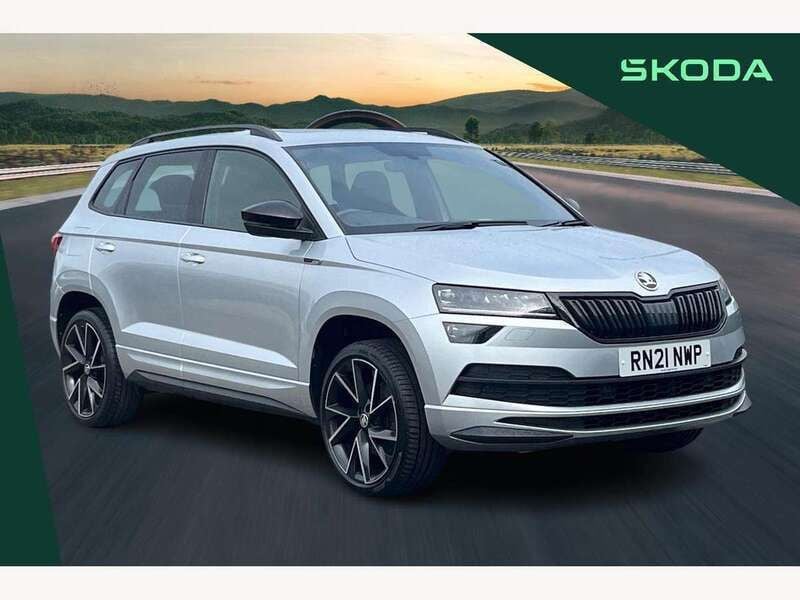 Silver Used 2021 Skoda Karoq SportLine SUV | £19,995 (Fair price) - Image 1/4