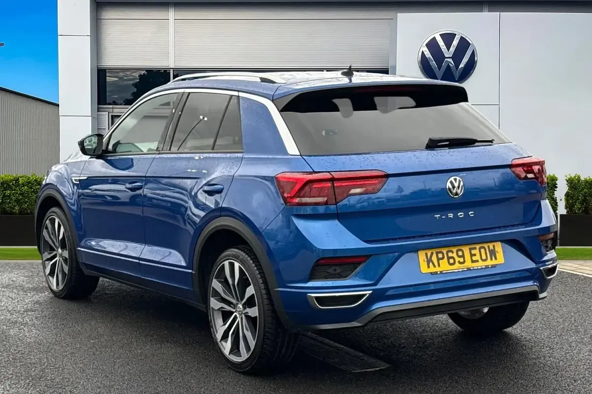 Używany VW T-Roc R-line 115 KM (84 kW) 2019 Niebieski SUV