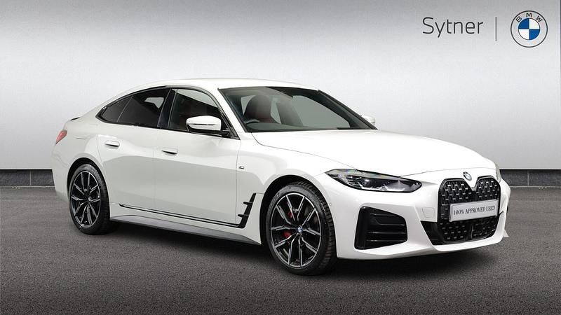 White Used 2022 BMW 420 Gran Coupé M Sport Coupe | £27,450 (Fair price) - Image 1/4