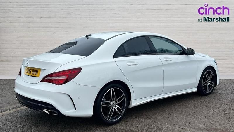 Used Mercedes CLA220 AMG line 177 HP (130 kW) 2018 White Sedan